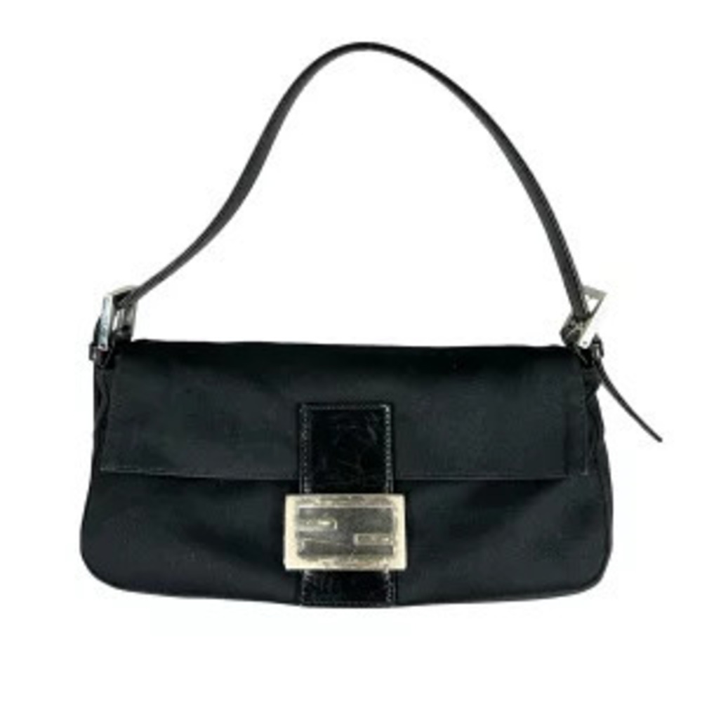 Fendi Handbag Jersey Black